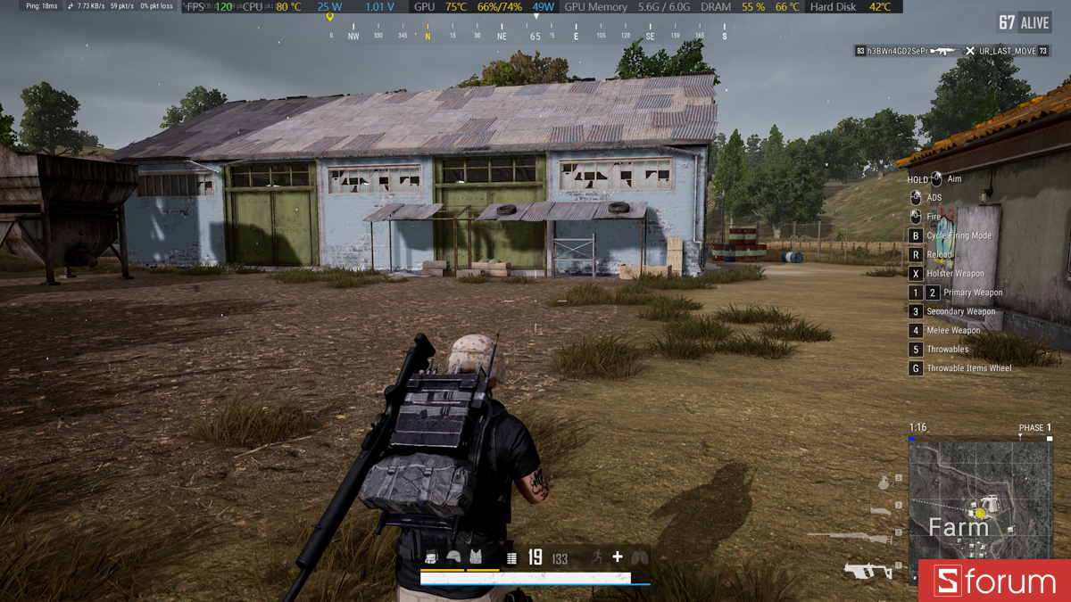 PUBG trên GIGABYTE EAGLE