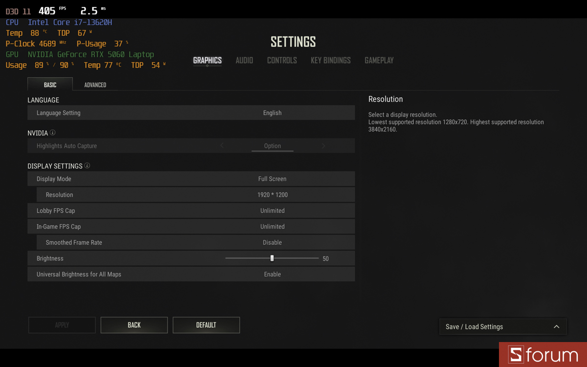 PUBG trên Gigabyte Gaming A16