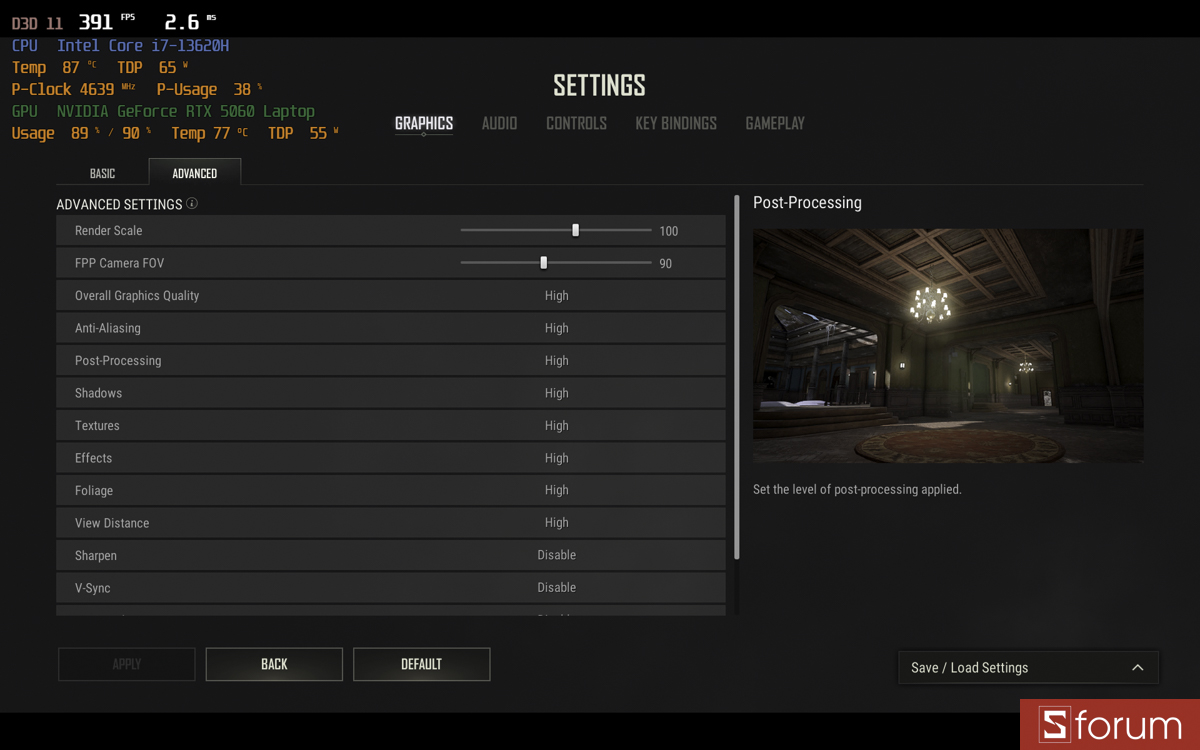 PUBG trên Gigabyte Gaming A16