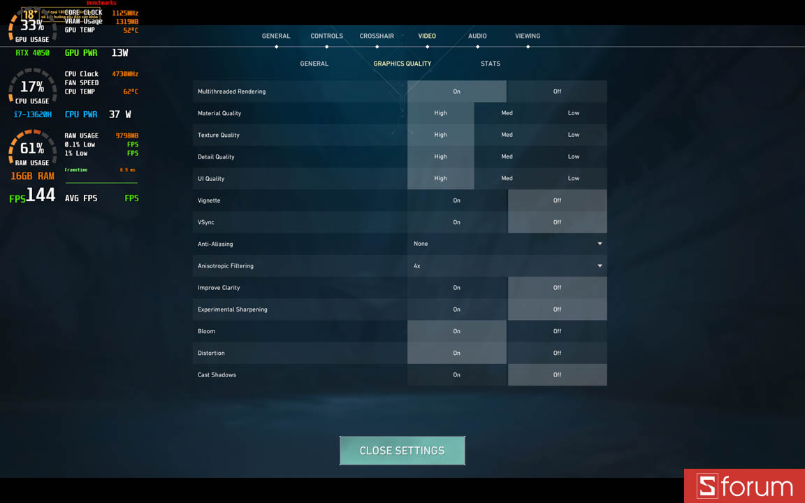 Valorant trên Gigabyte Gaming A16