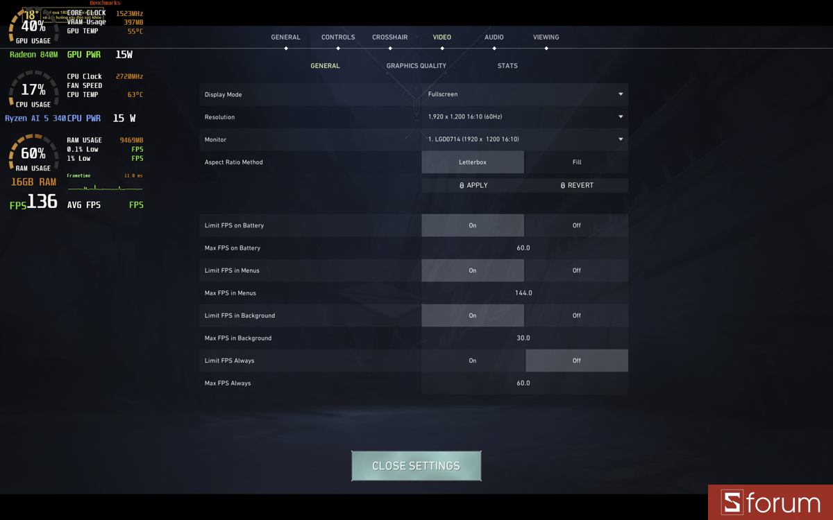 Valorant trên HP OmniBook 7 Aero