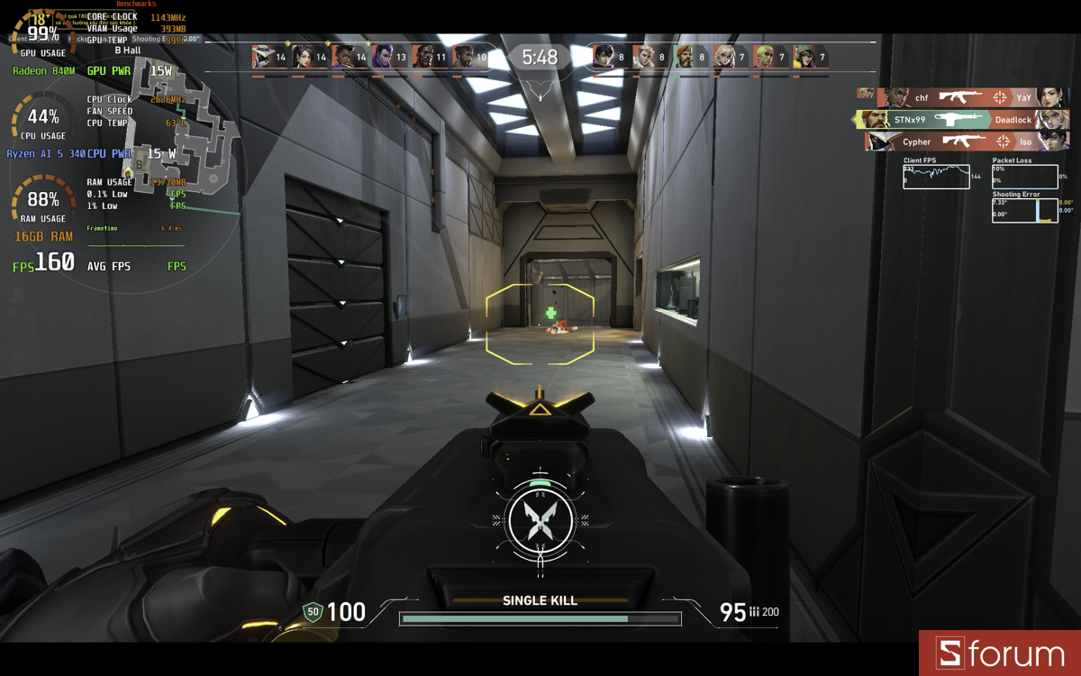 Valorant trên HP OmniBook 7 Aero