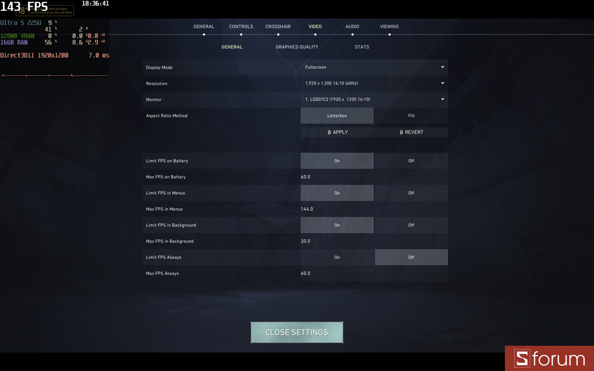Valorant trên HP OmniBook 7 AI