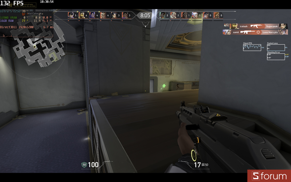 Valorant trên HP OmniBook 7 AI