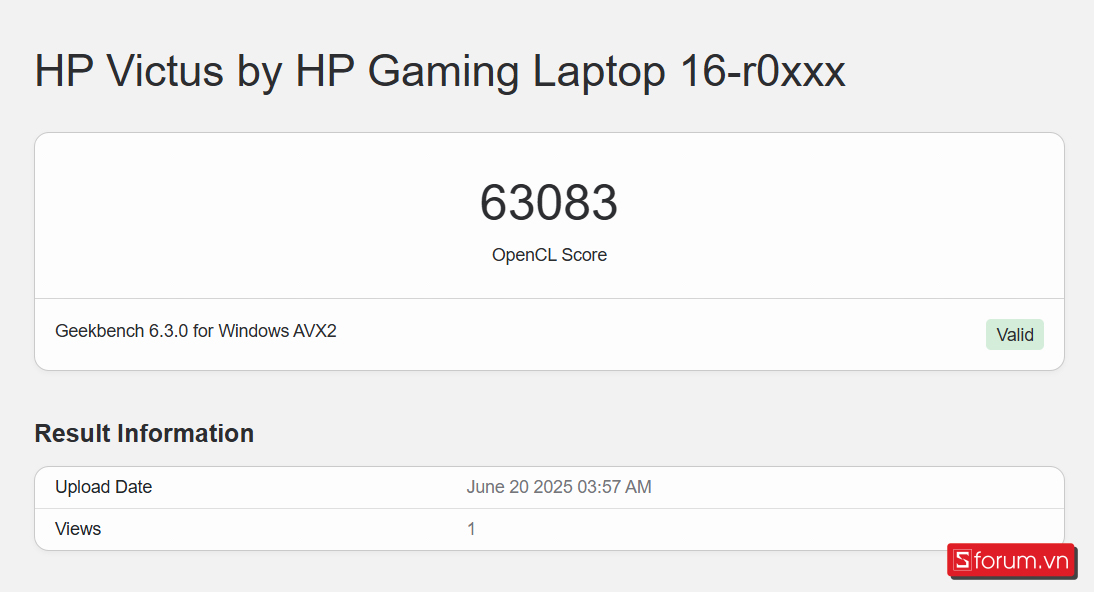 Hiệu năng GPU HP Victus 16