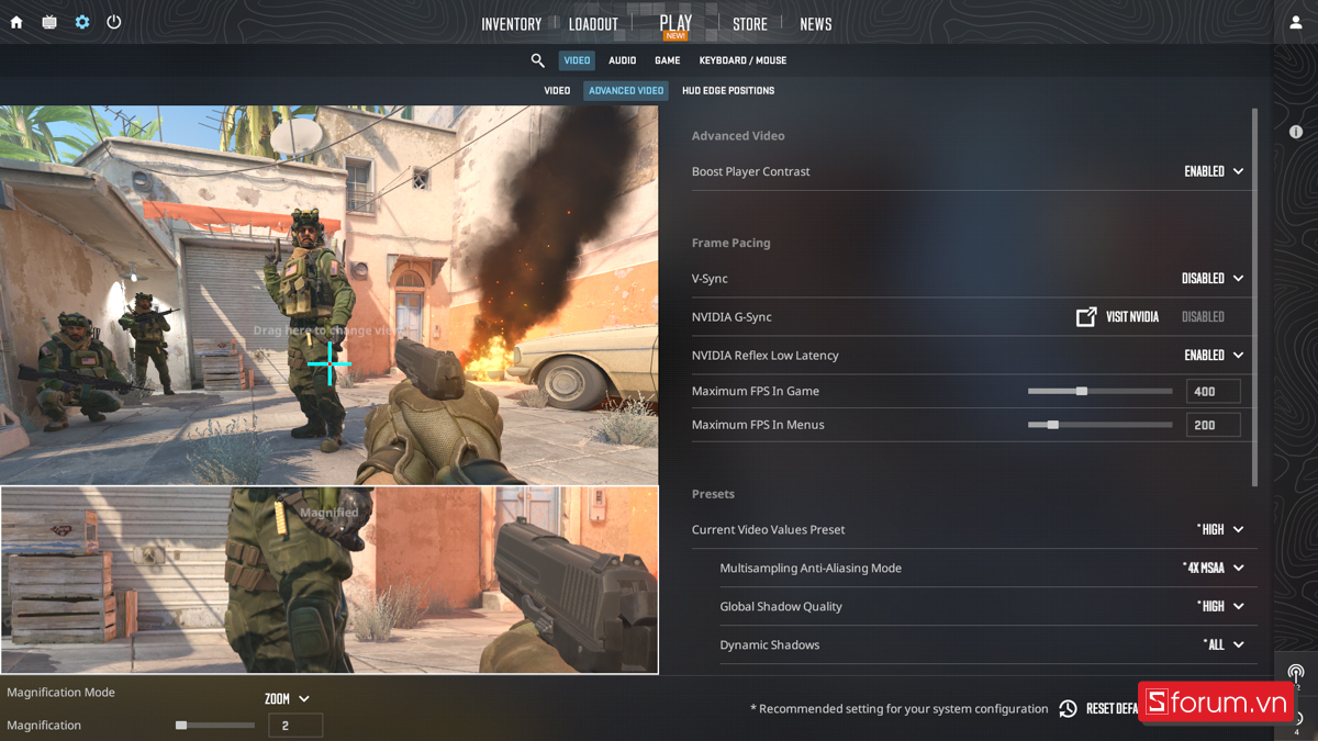 CSGO 2 trên HP Victus 16