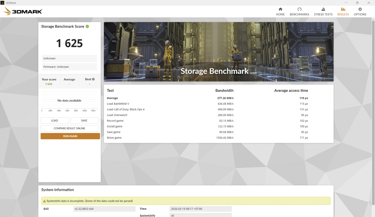 3DMark trên Lenovo IdeaPad Slim 5
