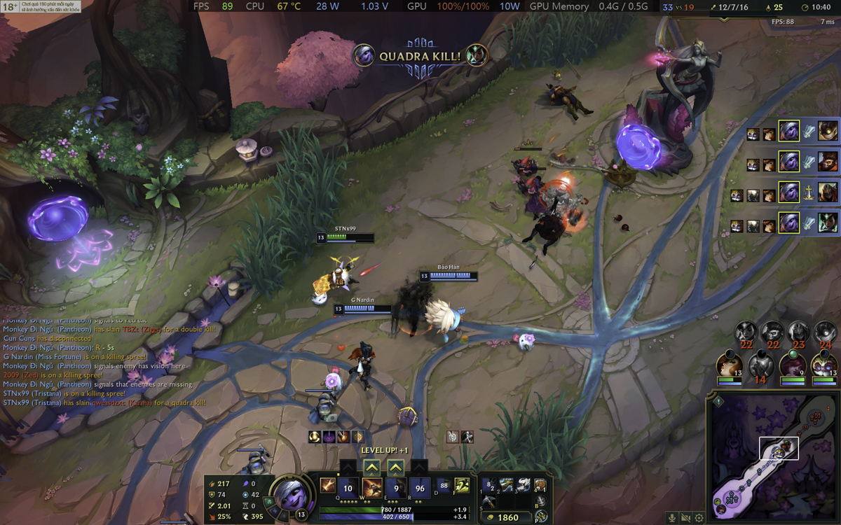 Liên minh huyền thoại trên Lenovo IdeaPad Slim 5