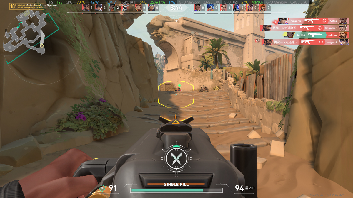 Valorant trên Lenovo LOQ 15ARP10E