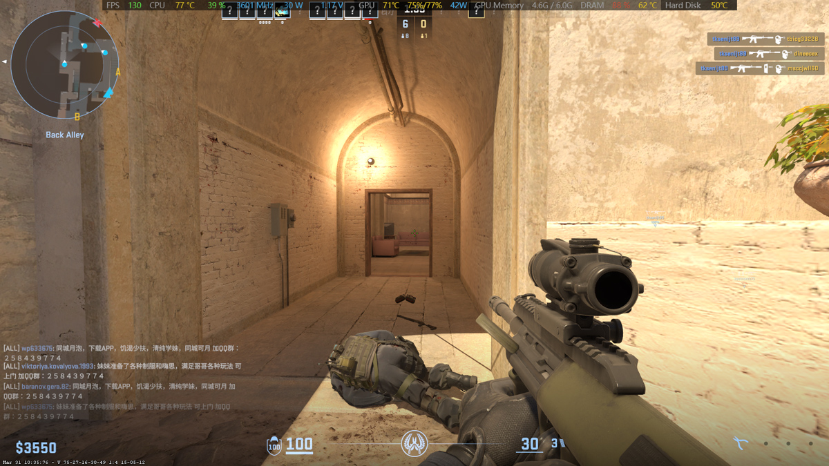 CSGO 2 trên Lenovo LOQ 15ARP10E