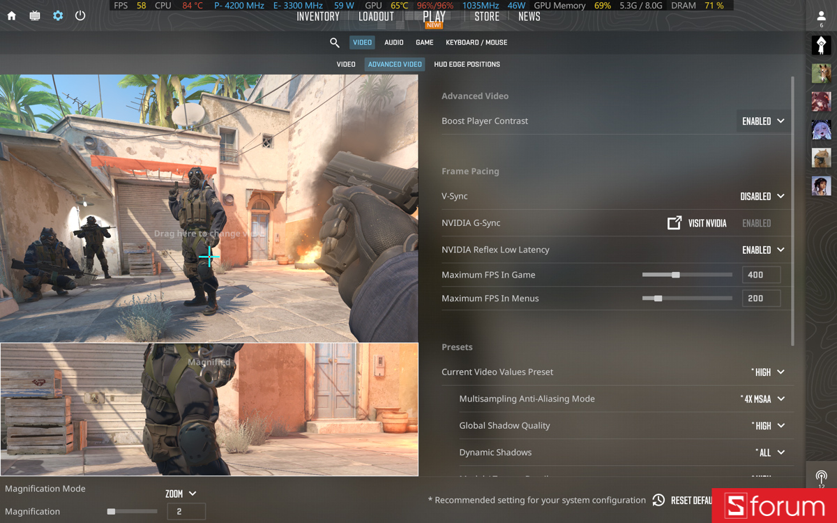 CS:GO 2 trên Lenovo Yoga Pro 7