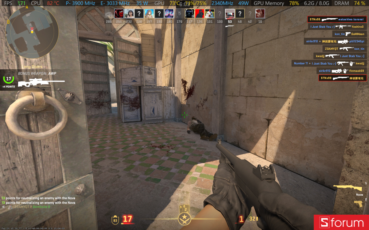 CS:GO 2 trên Lenovo Yoga Pro 7