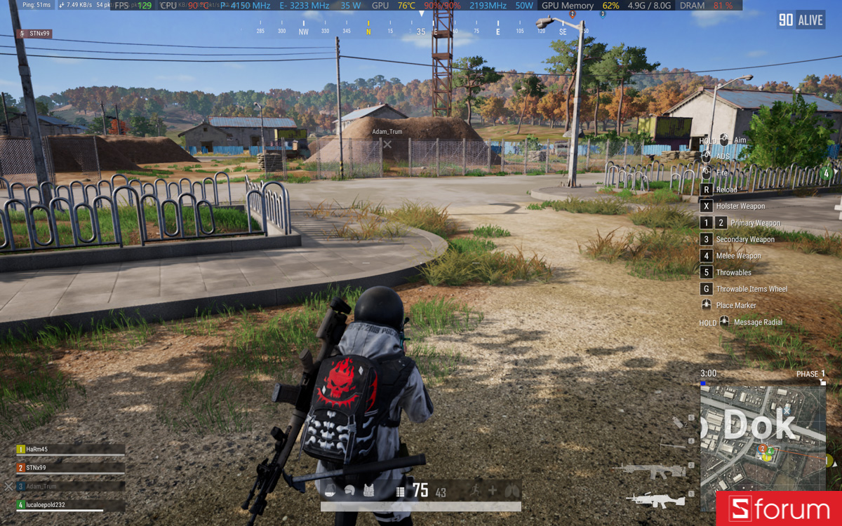 PUBG trên Lenovo Yoga Pro 7