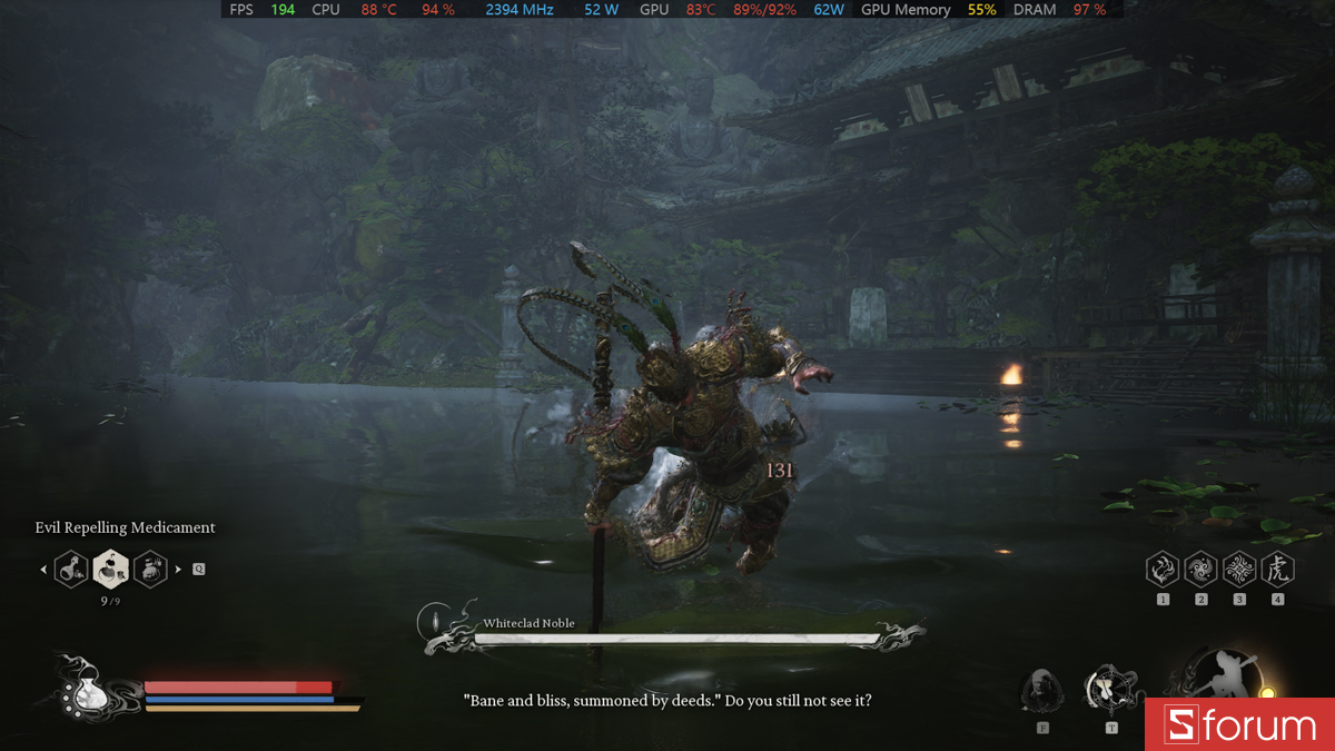 Black Myth Wukong trên MSI Cyborg 15 C13WEO