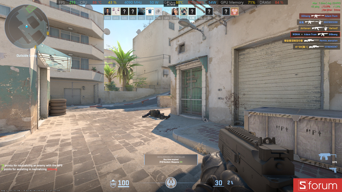 CSGO 2 trên MSI Cyborg 15 C13WEO