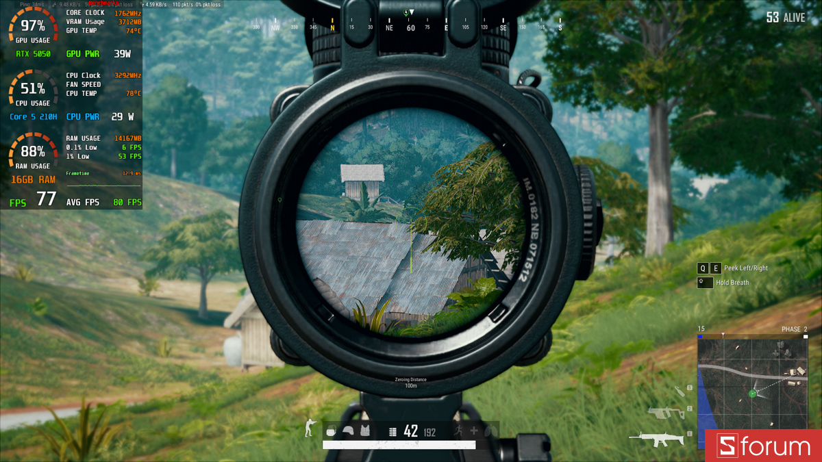 PUBG trên MSI Cyborg 15