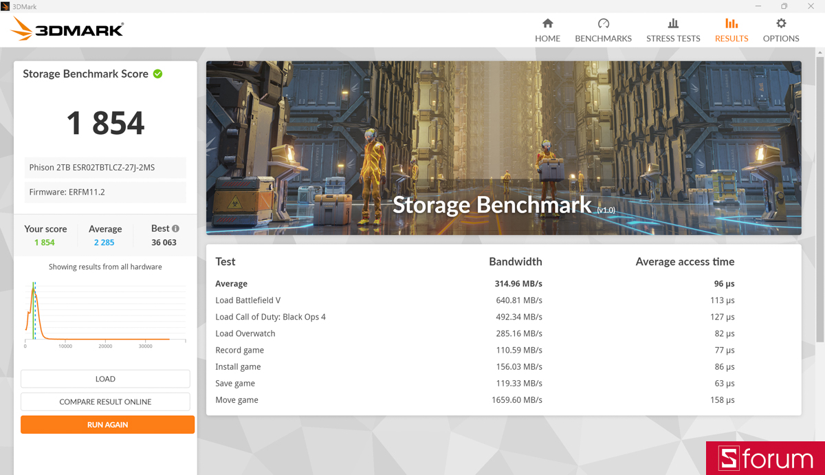 3DMark Storage Benchmark trên MSI Prestige 13 AI+ Ukiyoe Edition