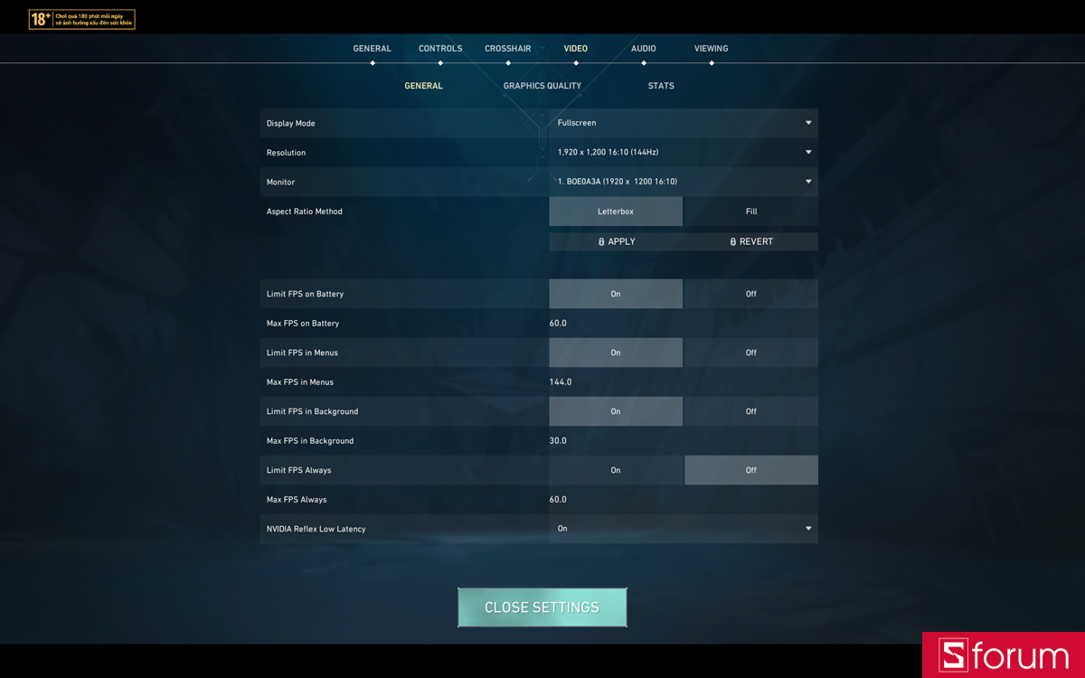 Valorant trên MSI Prestige 14 AI Studio