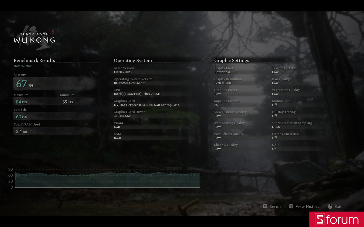 Black Myth Wukong trên MSI Prestige 14 AI Studio