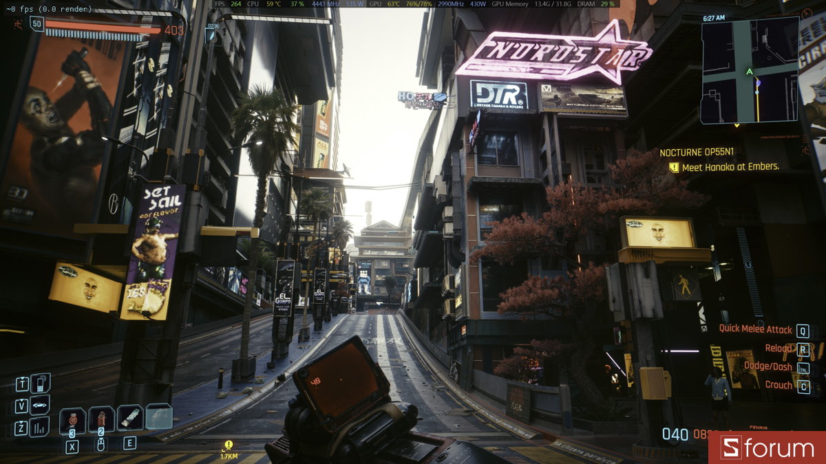 CYBERPUNK 2077 trên PC ASUS ROG 20th ANNIVERSARY
