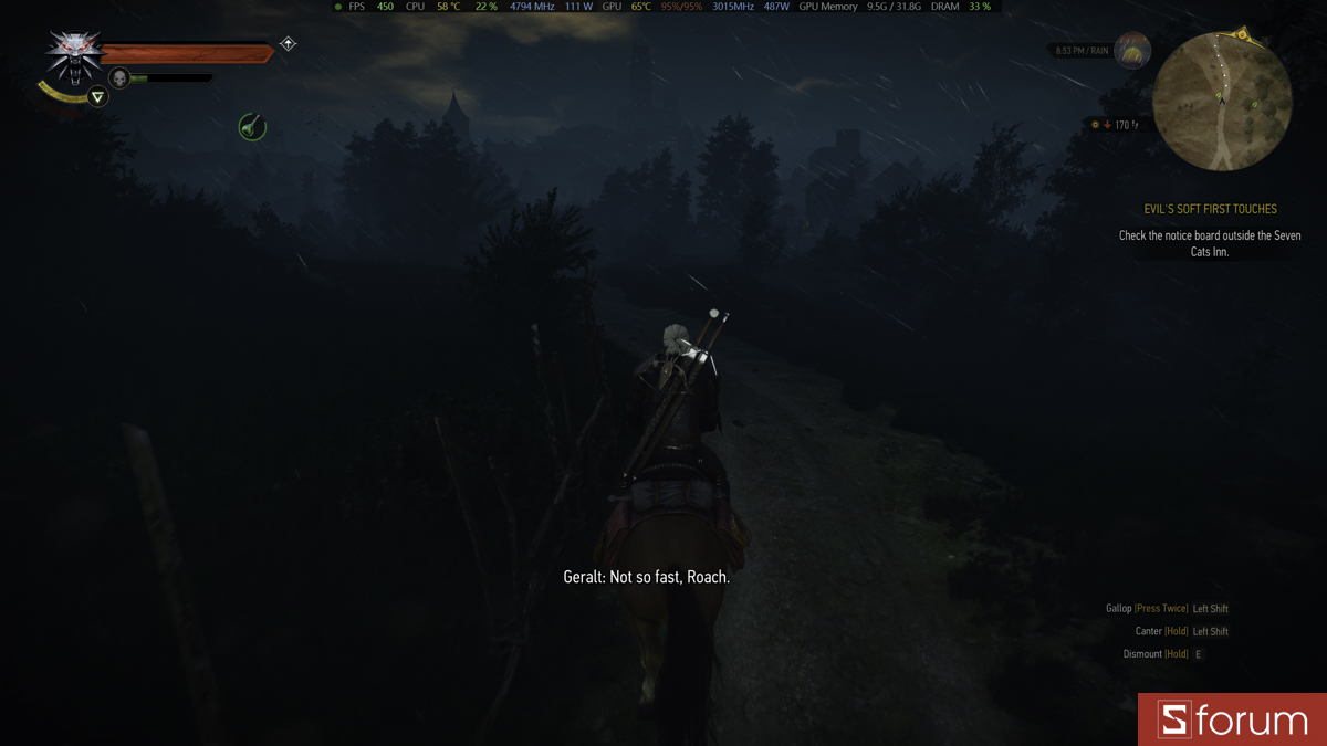 The Witcher 3 trên PC ASUS ROG 20th ANNIVERSARY