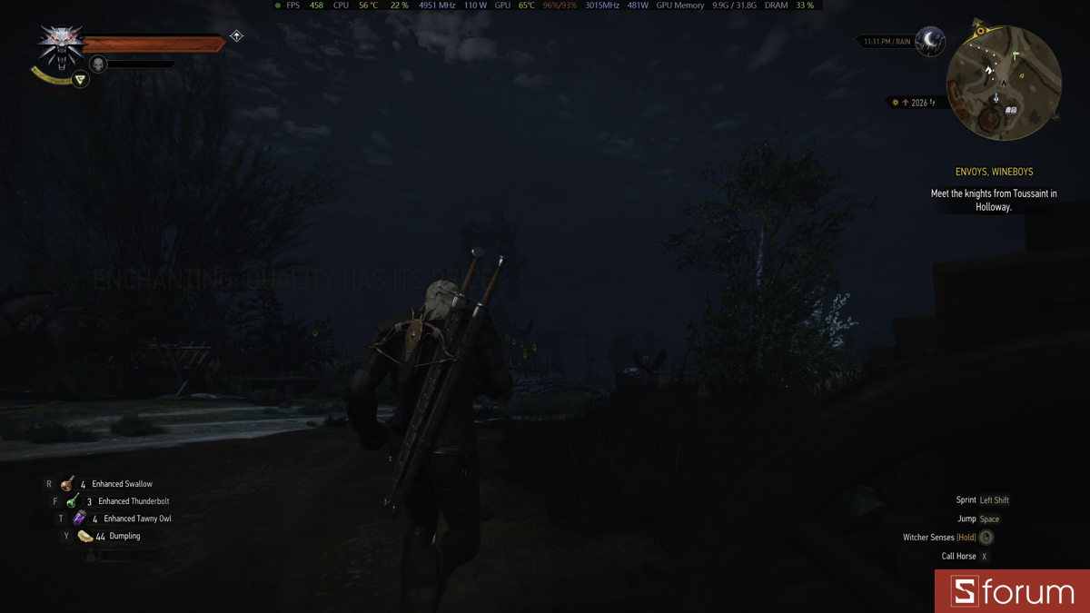 The Witcher 3 trên PC ASUS ROG 20th ANNIVERSARY