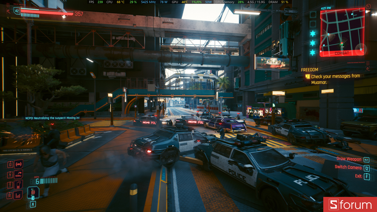 CYBERPUNK 2077 trên PC GIGABYTE AORUS