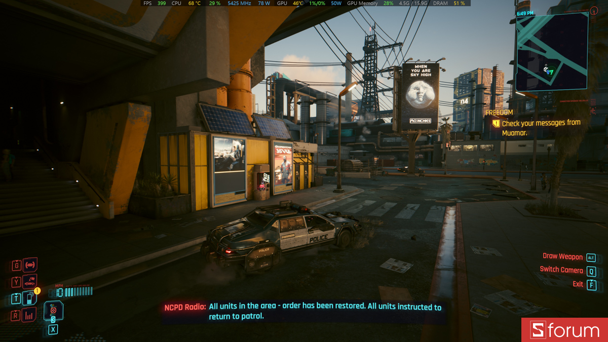 CYBERPUNK 2077 trên PC GIGABYTE AORUS