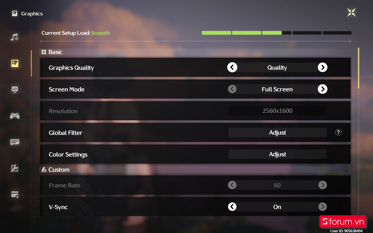 Wuthering Waves trên Lenovo Legion Pro 5