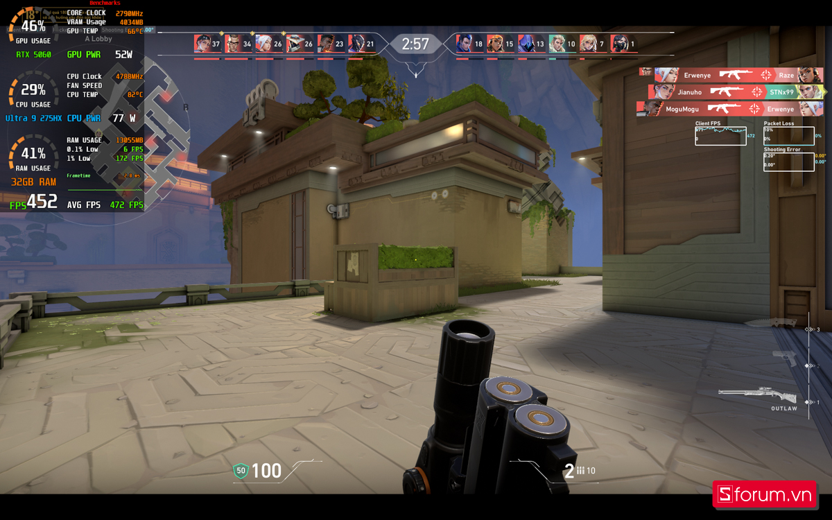 Valorant trên Lenovo Legion Pro 5