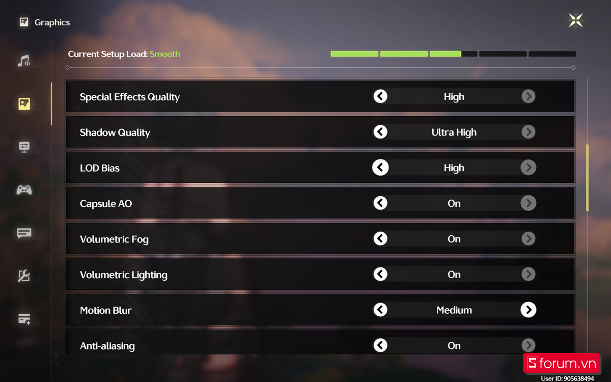 Wuthering Waves trên Lenovo Legion Pro 5