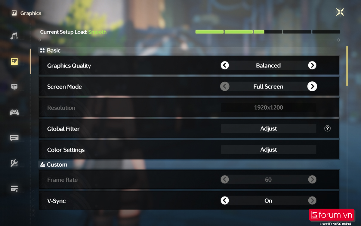 Wuthering Waves trên Lenovo Legion Pro 5