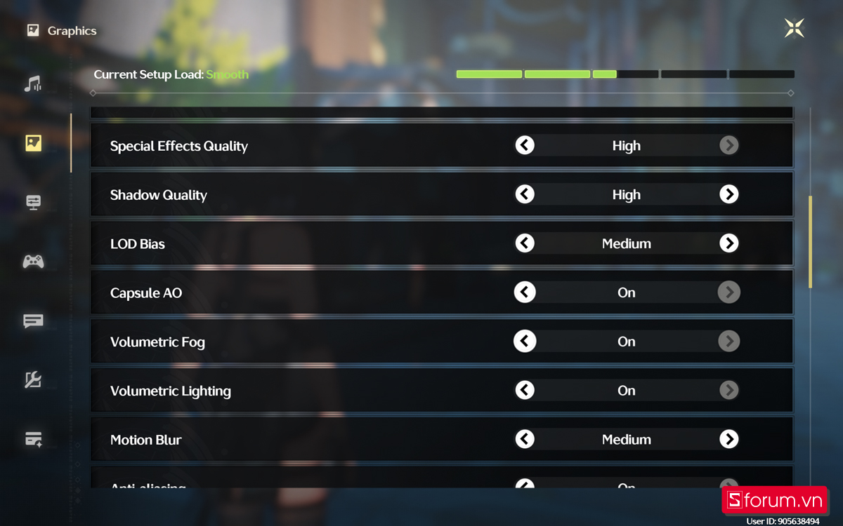 Wuthering Waves trên Lenovo Legion Pro 5