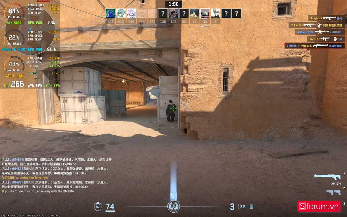 CSGO 2 trên Lenovo Legion Pro 5