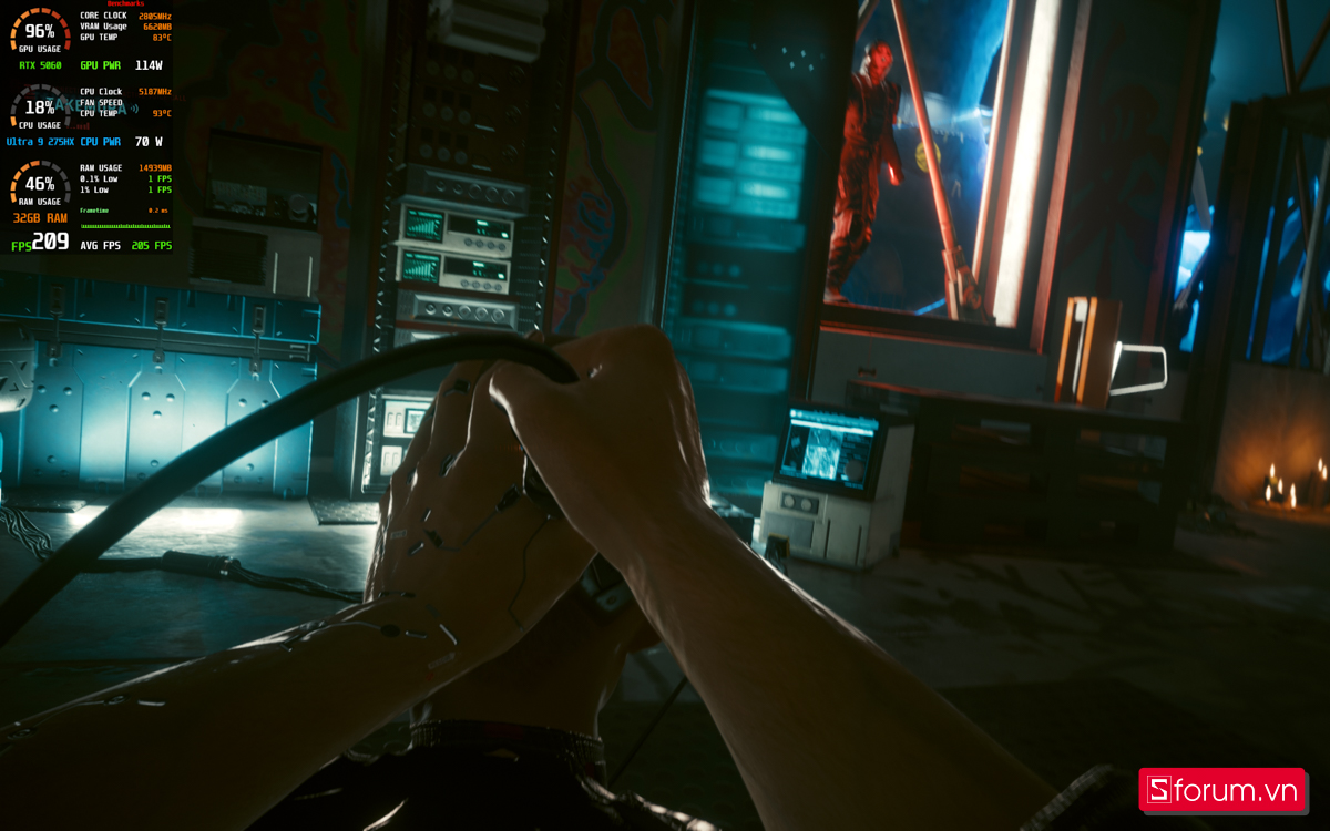 Cyberpunk 2077 trên Lenovo Legion Pro 5