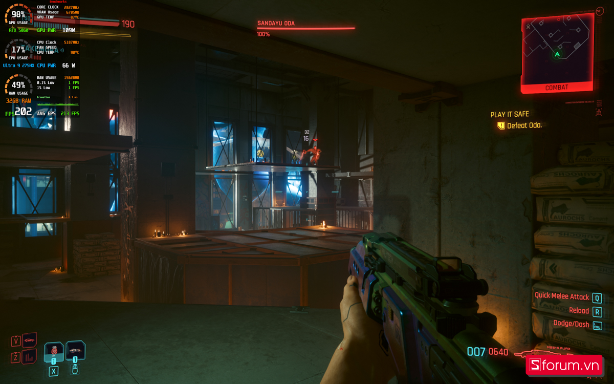 Cyberpunk 2077 trên Lenovo Legion Pro 5