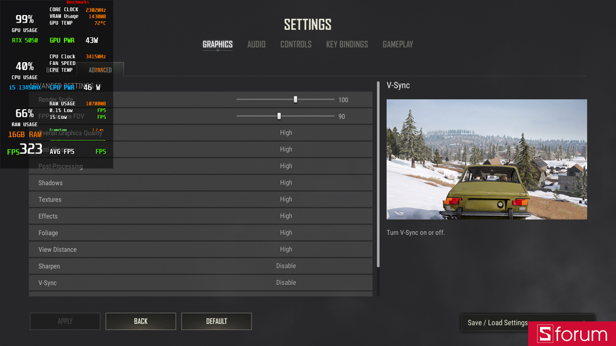 PUBG trên Lenovo LOQ 15IRX11
