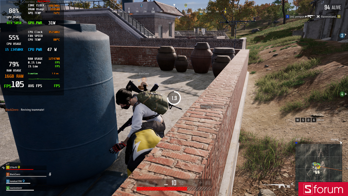 PUBG trên Lenovo LOQ 15IRX11