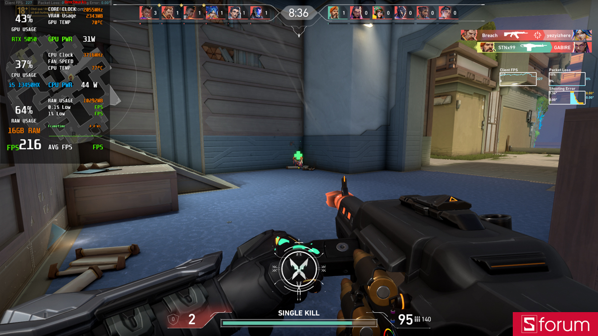 Valorant trên Lenovo LOQ 15IRX11