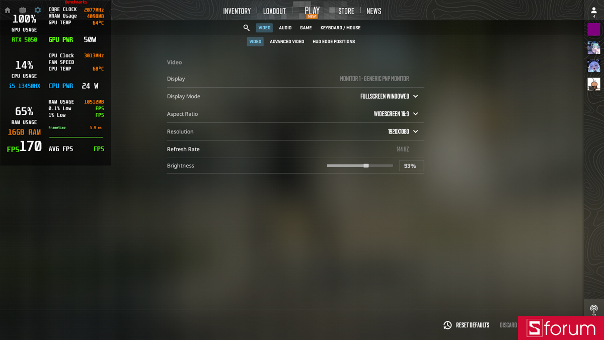 CSGO 2 trên Lenovo LOQ 15IRX11