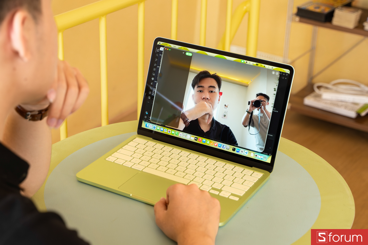 Webcam trên MacBook Neo