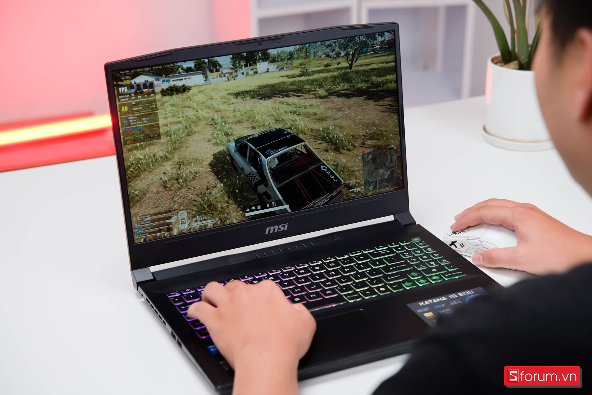 PUBG trên MSI Katana 15