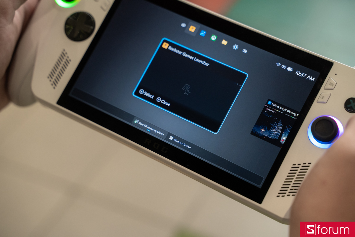 Các tính năng mới trên ROG XBOX Ally