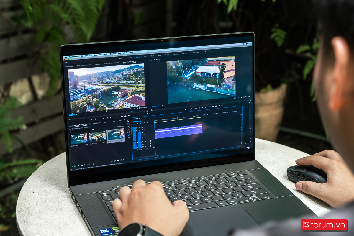 Edit video trên ROG Zephyrus G16