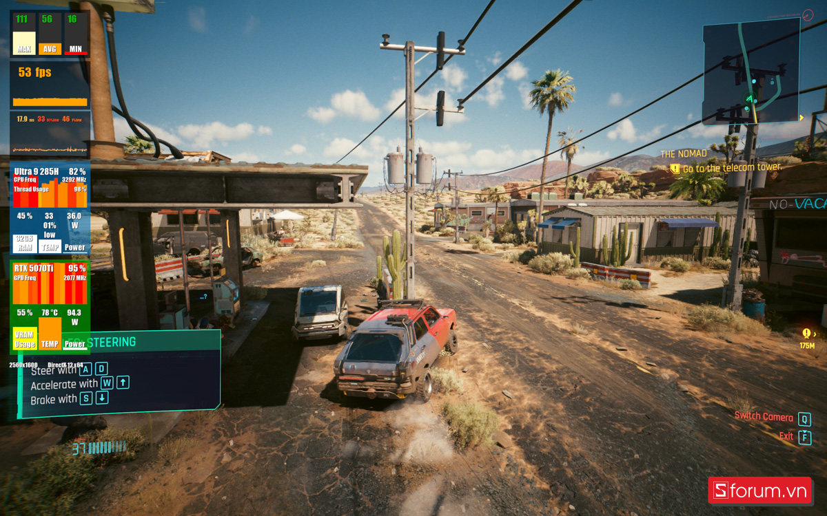 Cyberpunk 2077 trên ROG Zephyrus G16