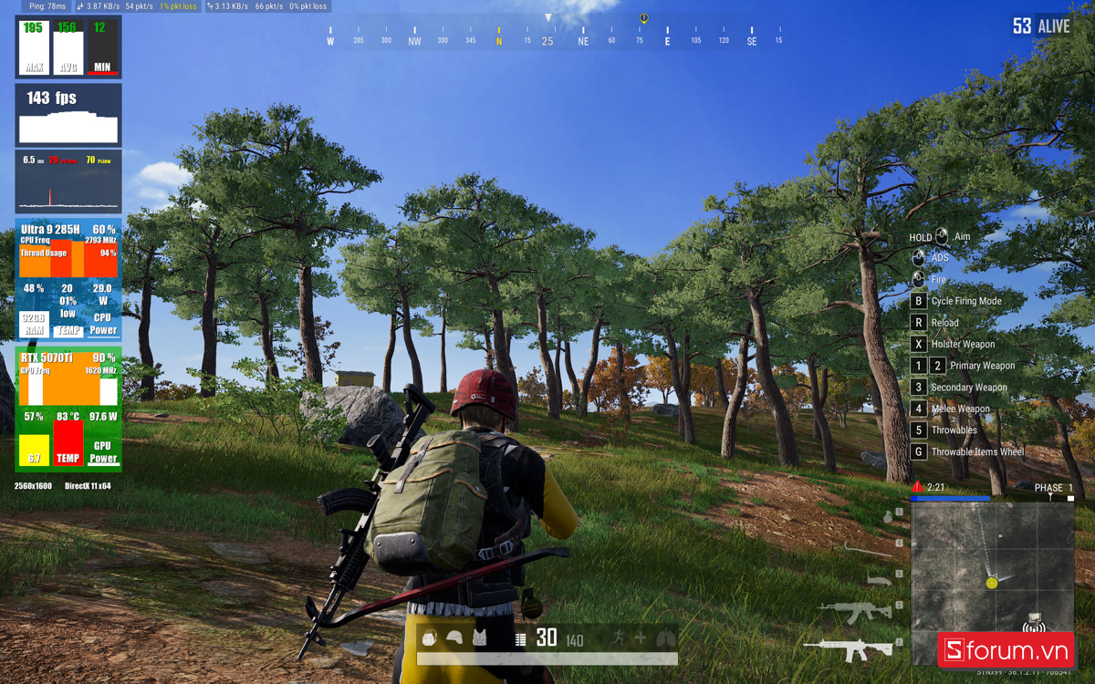 PUBG trên ROG Zephyrus G16