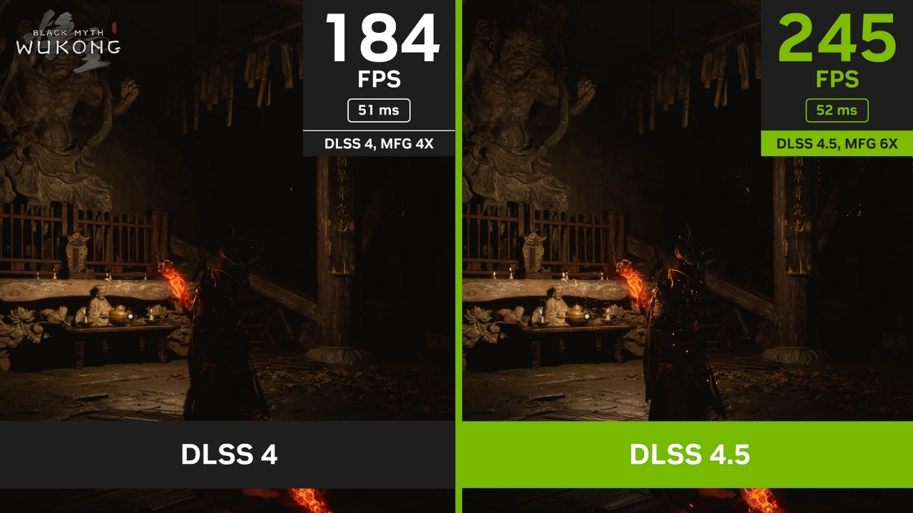 Trải nghiệm DLSS 4.5 với Black Myth Wukong