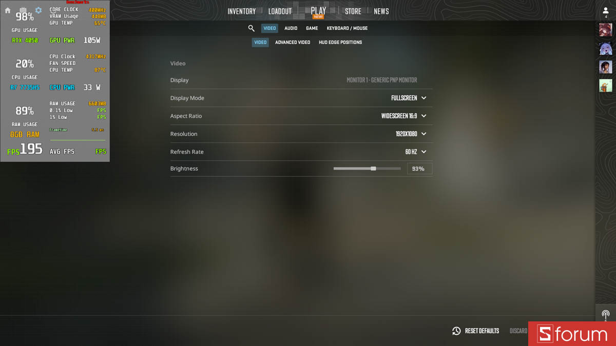 CS:GO 2 với laptop gaming 8GB