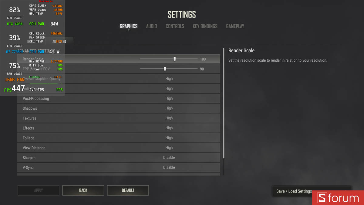 PUBG với laptop gaming 16GB