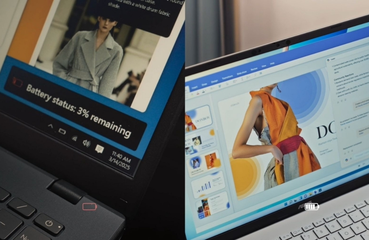 Công nghệ pin một ngàn hai trăm chu kỳ sạc trên laptop ASUS